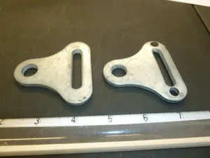 2 Aircraft Restraint HEAVY DUTY SEAT BELT / STRAP ATTACH FITTINGS